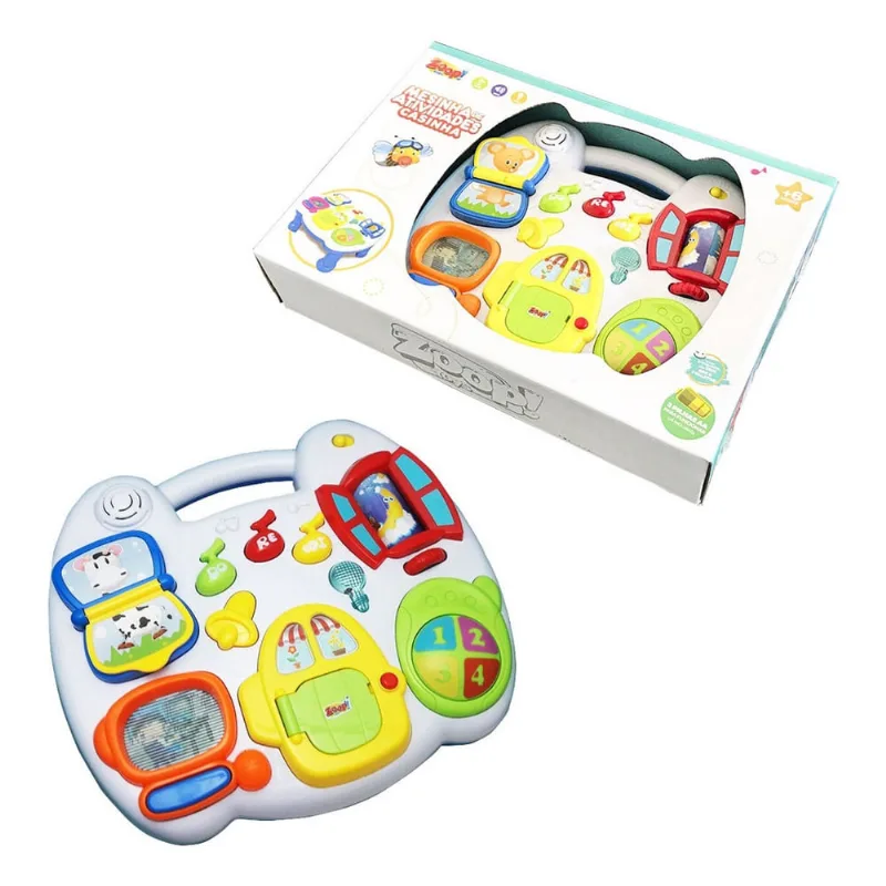 Mesa de Atividades Educativa Infantil Bebe com Luz e Sons