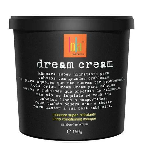 Lola Dream Cream Máscara Super Hidratante  - LOLA COSMETICS - Higiene E Beleza