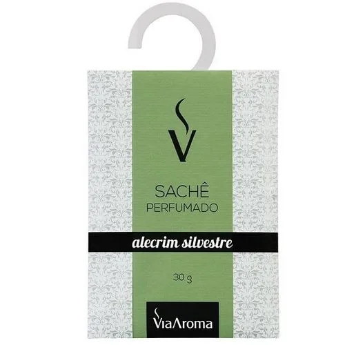 Sache Alecrim Silvestre 30g Via Aroma - VIA AROMA - Higiene E Beleza