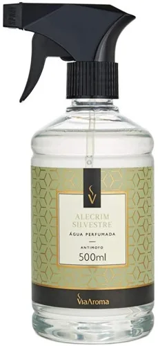Agua Perfumada Alecim Silvestre 500ml Via Aroma - NUTRASCIENCE - Higiene E Beleza