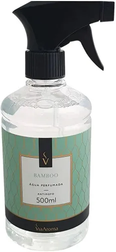 Agua Perfumada Bamboo 500ml Via Aroma - VIA AROMA - Higiene E Beleza