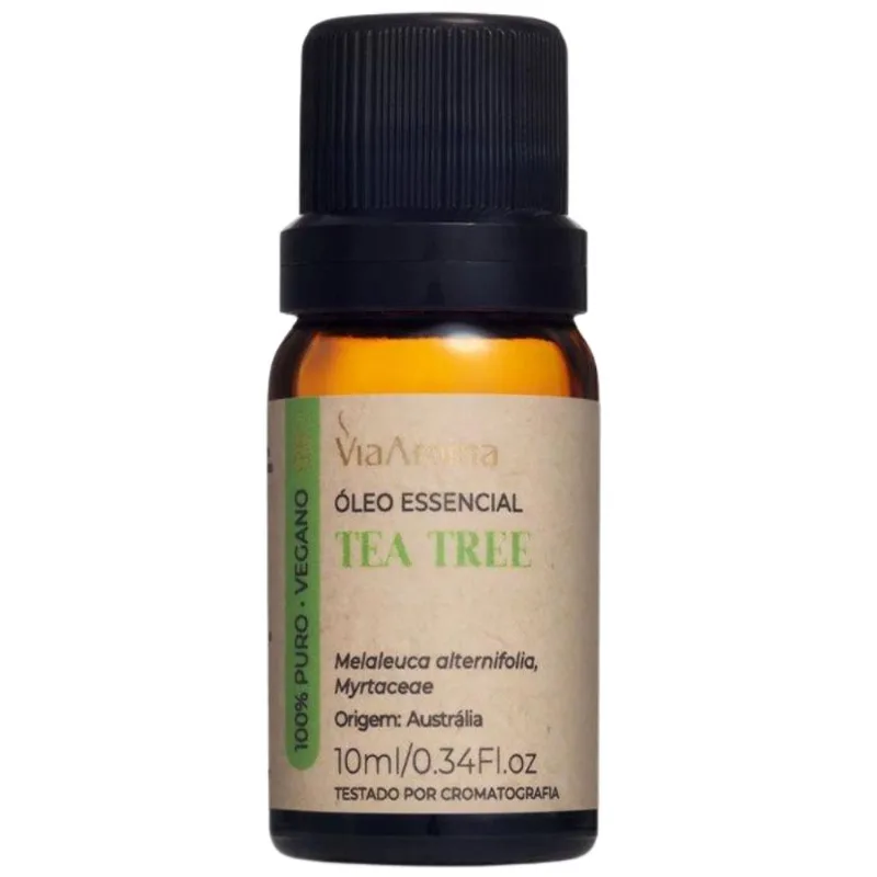Óleo Essencial de Tea Tree (Melaleuca) 10ml - Via Aroma