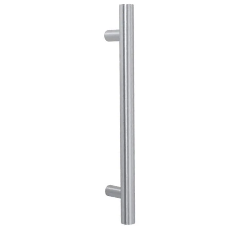 Puxador Barra Redonda Alumínio Acetinado Pauma Puxador Barra Redonda 14,5cm Aluminio Acetinado