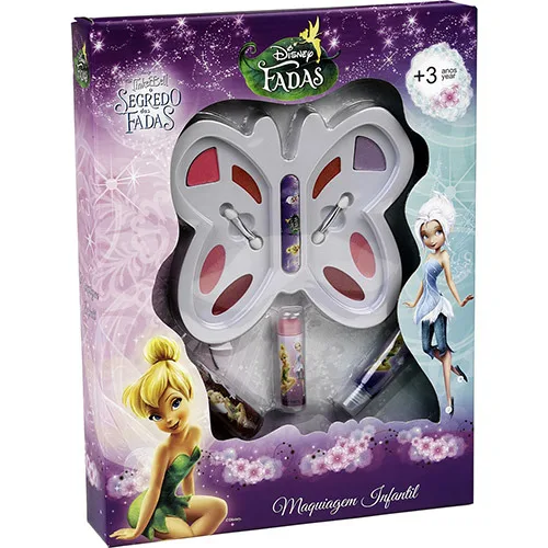 Caixa Maquiagem Homebrinq Borboleta Fadas - BEAUTY BRINQ