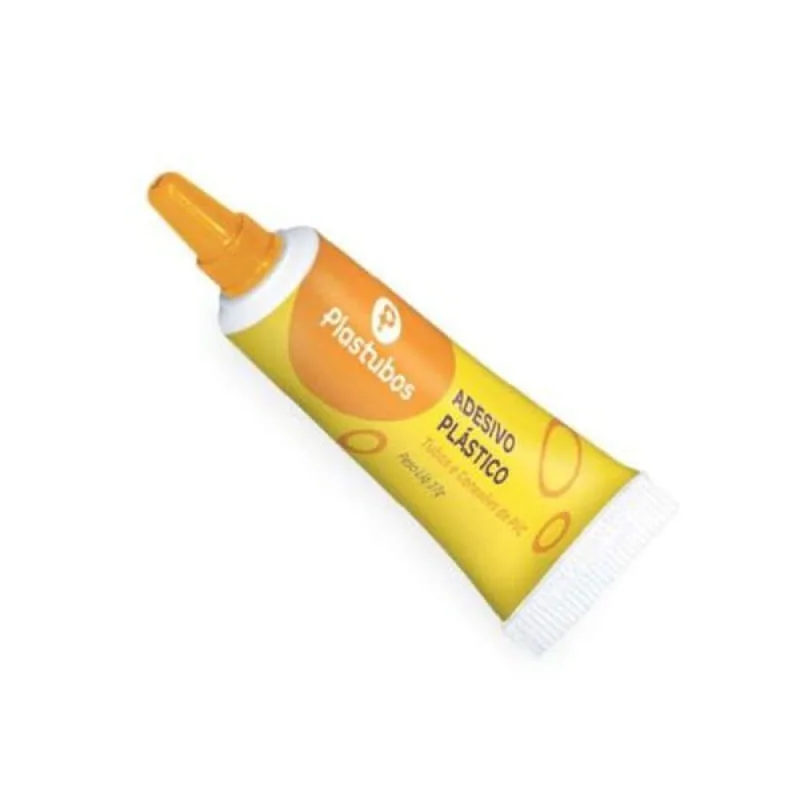 Cola PVC 17g para Tubos e Conexões - Adesivo Incolor Líquido - Plastubos - Utilidades Domesticas