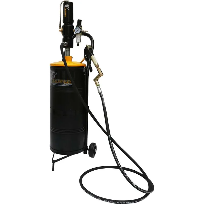 Propulsora pneumática para graxa com reservatório 20 kg 9024-G7 LUPUS - LUPUS - Ferramentas Manuais