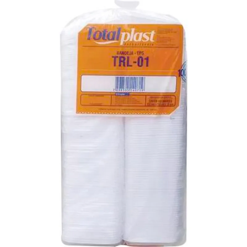 Bandeja Descartável Totalplast TRL-01 100 un
