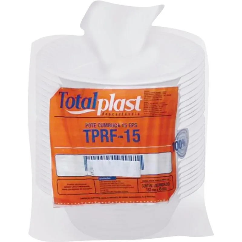 Cumbuca Descartável Totalplast TPRF-15 20 un