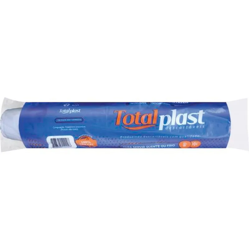 Copo Descartável Térmico Totalplast 120ml 20 un