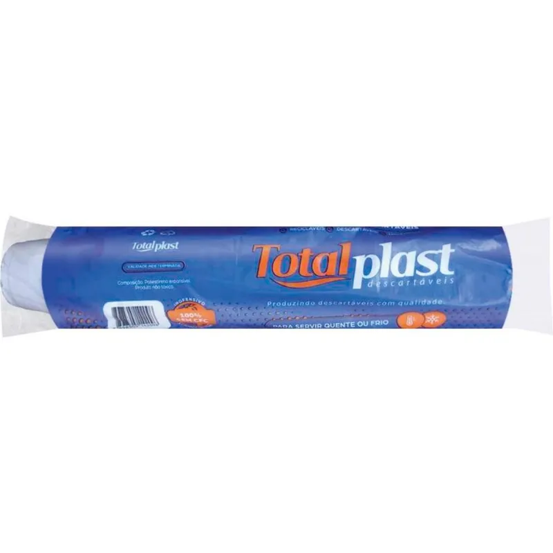 Copo Térmico Descartável Totalplast 180ml 20 un