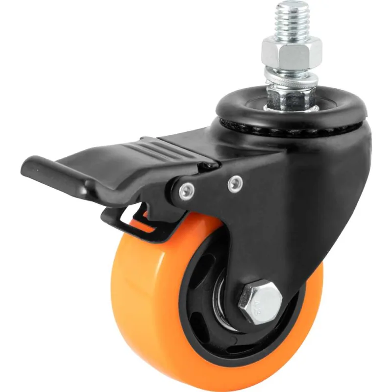 Rodízio giratório leve série black 3" 70 kg - COLSON - COLSON - Movimentação De Materiais