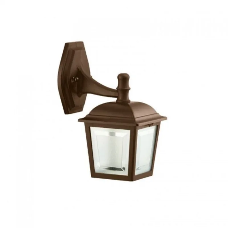 Arandela 341 e27 1 lampada - marrom - dital
