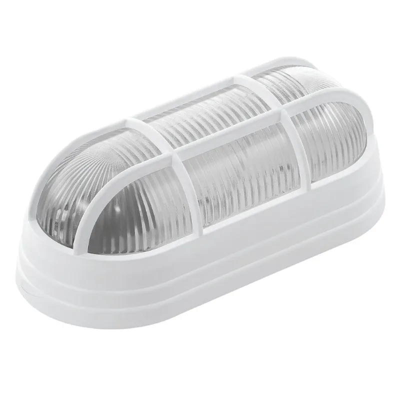 Mini Tartaruga de Termoplástico 1 Lâmpada E27 IP65 Dital Mini Tartaruga Termoplástico Branco com Grade IP65 para 1 Lâmpada E27