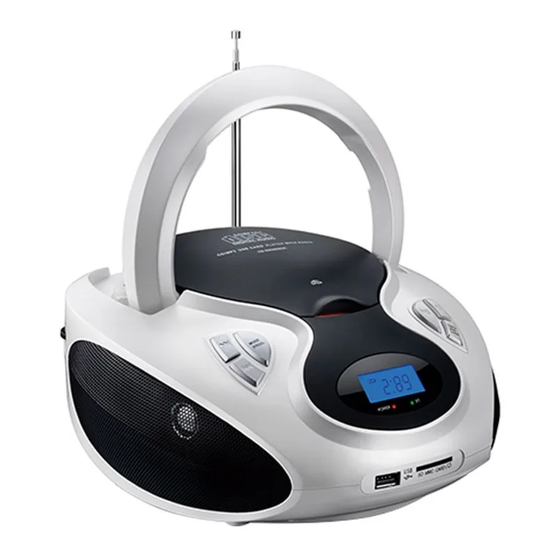 Rádio Multilaser Boombox SP181 Branca e Preto, USB, MP3, FM, Bivolt - 20Wrms