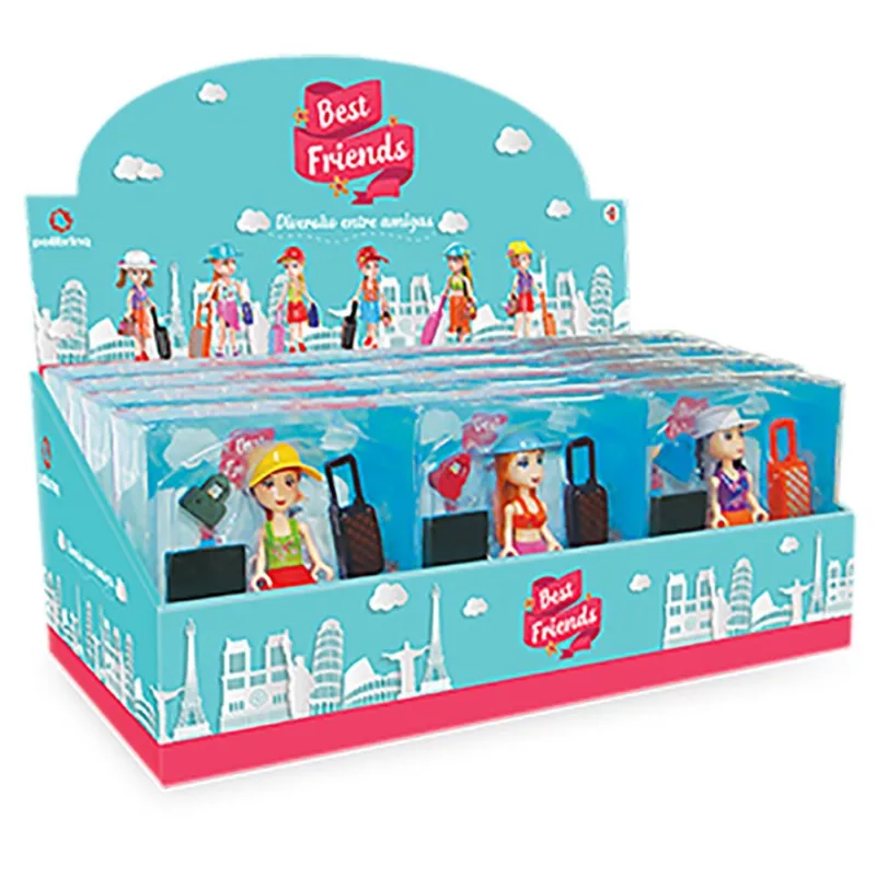 Kit Boneca Polibrinq Best Friends Unidade