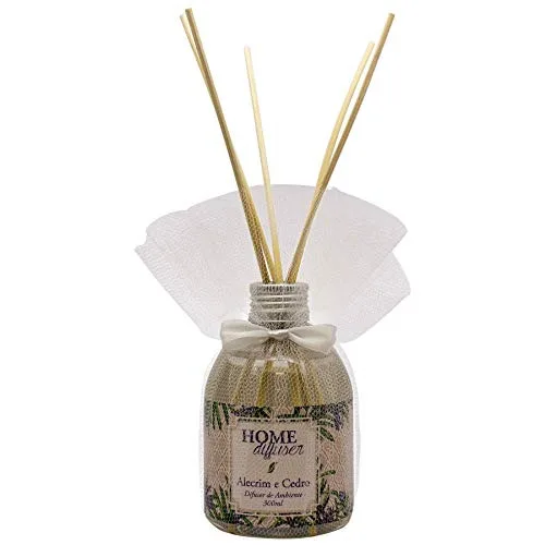Difusor De Ambiente Com Varetas Dambiance Alecrim 300 Ml - D AMBIANCE - Higiene E Beleza