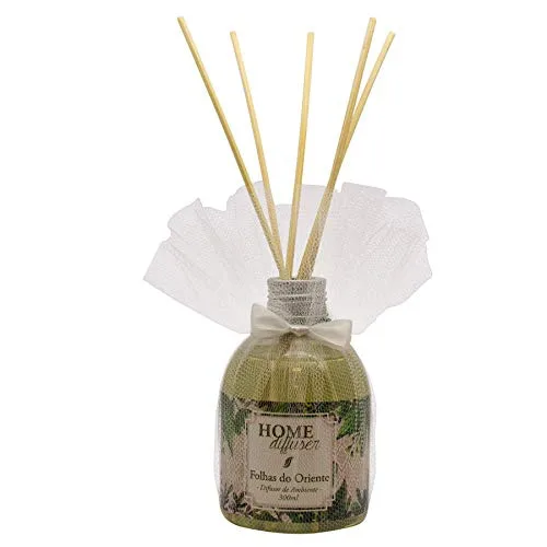 Difusor Com Varetas Folhas Dambiance - D AMBIANCE - Higiene E Beleza