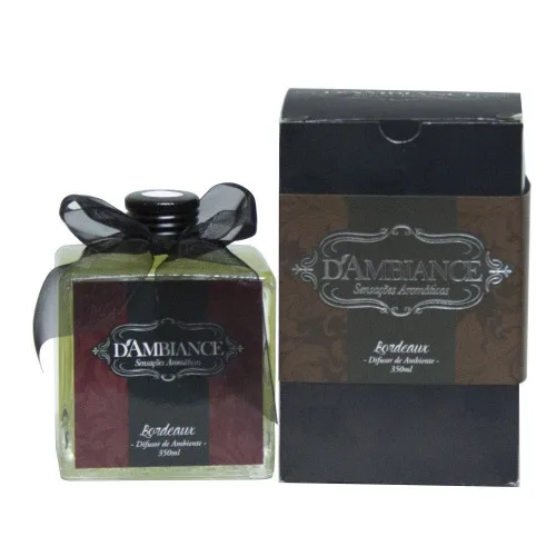 Difusor Bordeaux 350ml D Ambiance Geral - D AMBIANCE - Higiene E Beleza