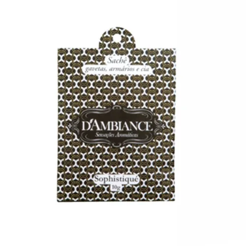 Sache Perfumado Sophistique 10g D´ambiance Bem Estar/terapia Alternativa - D AMBIANCE - Higiene E Beleza