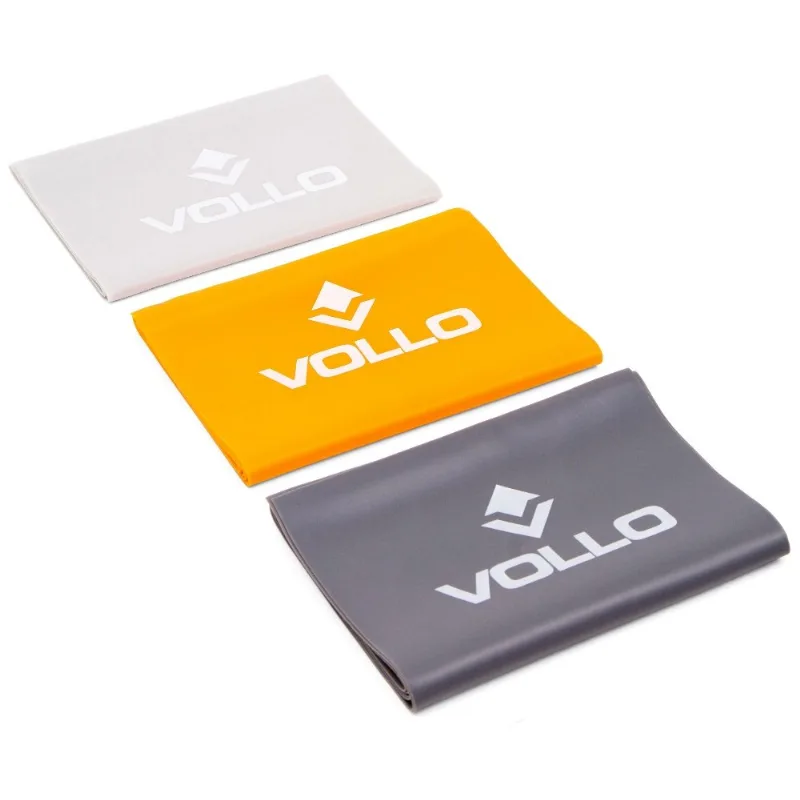 Kit 3 Peças Faixa Elástica Vollo Colorido VLS3204