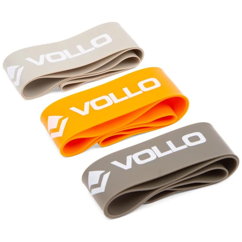 Conjunto 3 Peças Mini Faixas De Exercício Vollo VP1007