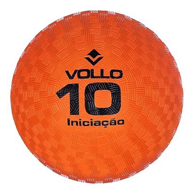 Bola Iniciação Vollo 10 Matrizada Borracha Infantil ÚNICO / LARANJA