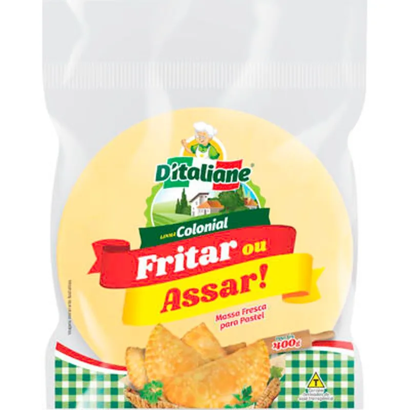 Massa para Pastel D'italiane Colonial DL 400g