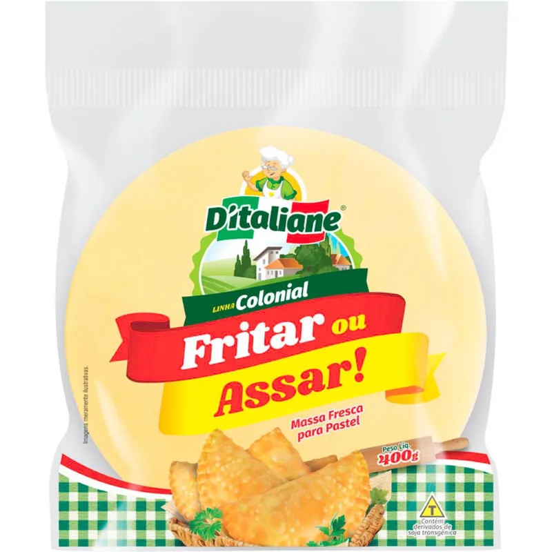 Massa para Pastel D'italiane Colonial DG 400g