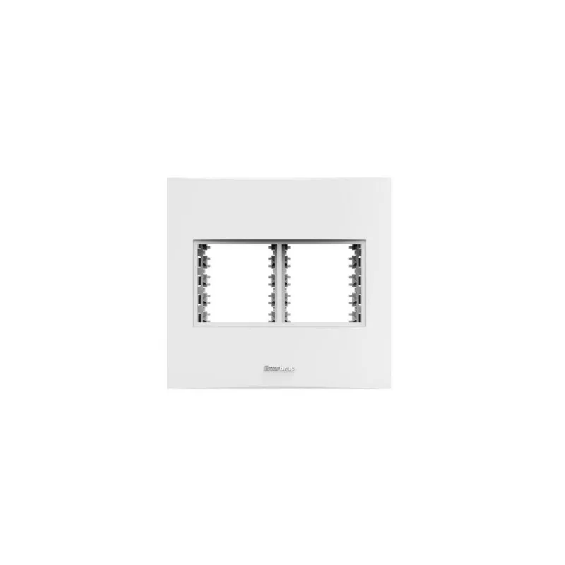 placa 2+2 beleze 4x4 enerbras branco c/sup - 1412E5