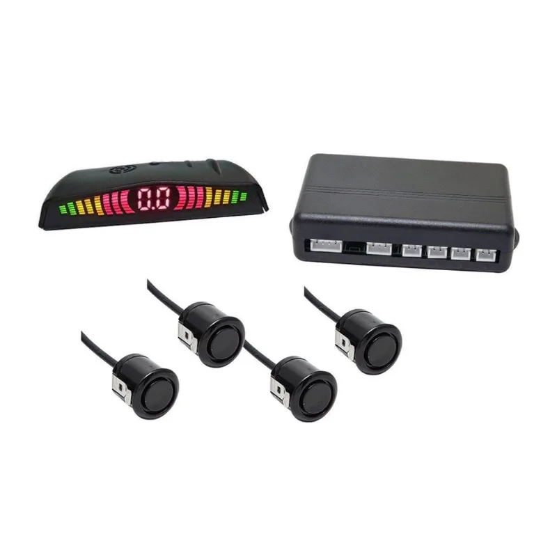 Sensor de Estacionamento ré Orbe - 4 Pontos Preto