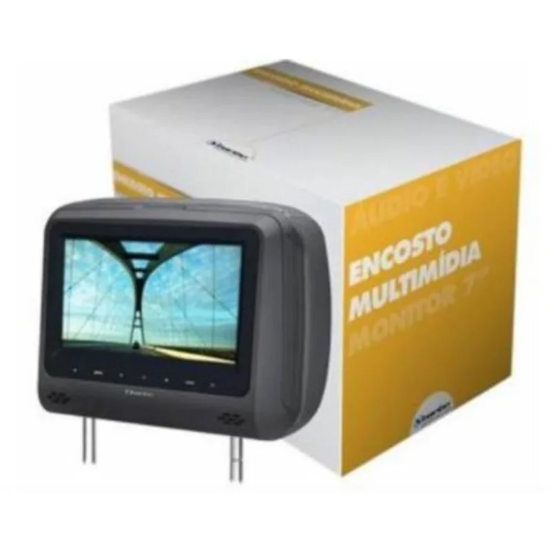 Encosto de Cabeça Banbo, Tela LCD 7', Grafite