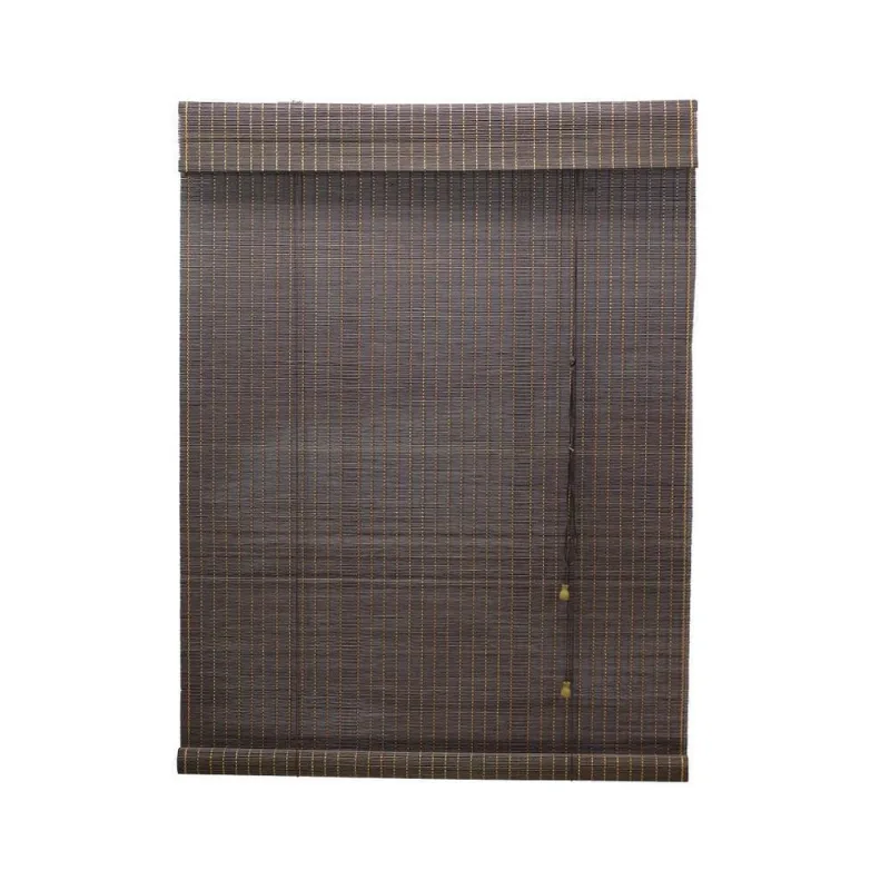 Persiana Bambu Rolo Tabaco 100 (l) X 180 (a) Cm Cortina