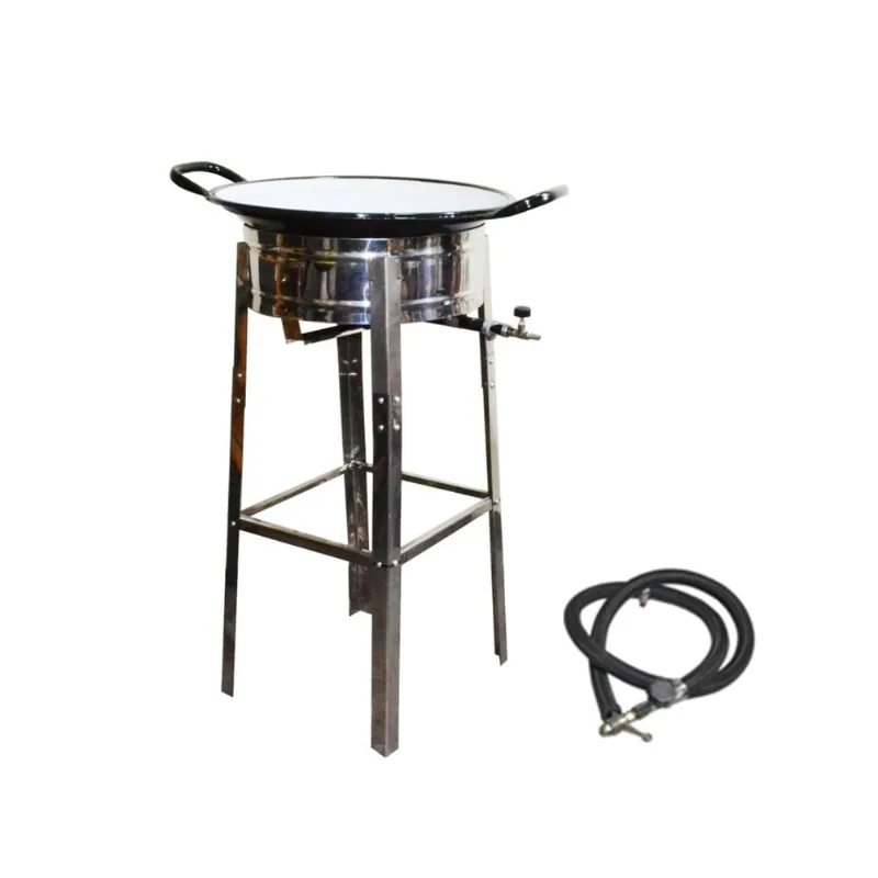 Fritadeira Pasteleiro Médio Fogão à Gás Inox Com Tacho Nº18