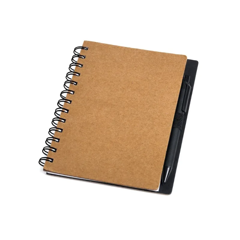 Caderno Espiral Com Capa E Caneta Reciclados Welf - Welf - Papelaria