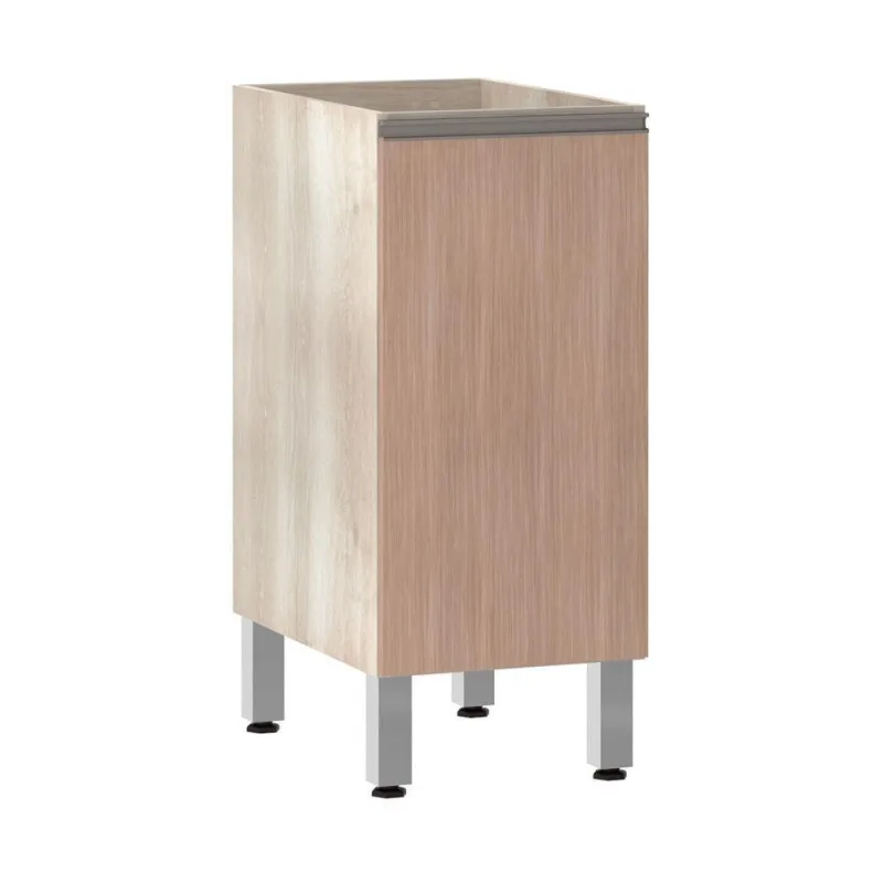 Balcão Sem Tampo 35cm Luci Legno Crem e Cumaru - Luciane - Móveis