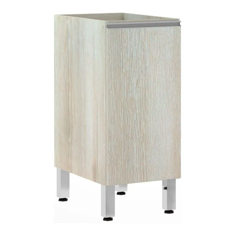Balcão Sem Tampo 35cm 1 Prateleira Lis Legno Crema - Luciane - Móveis