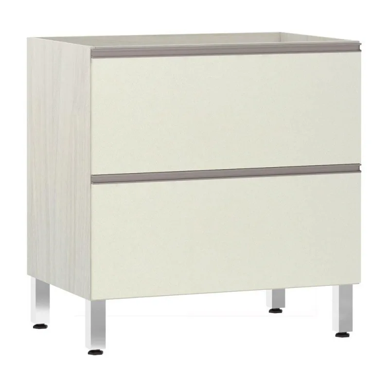 Balcão Sem Tampo 80cm Misto Basculante Kashmir - Luciane - Móveis