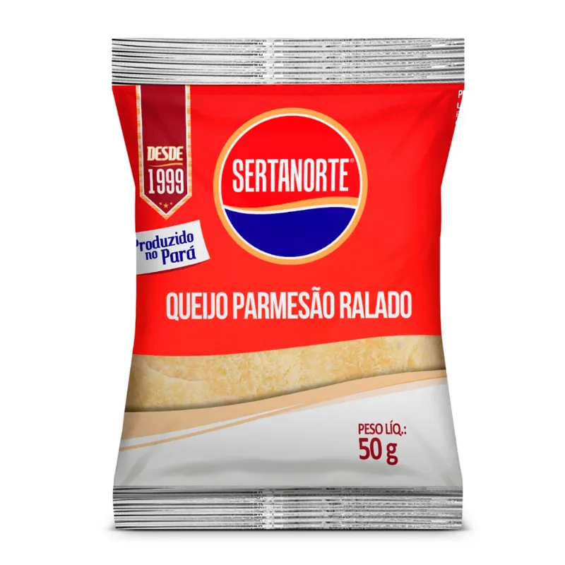 Queijo Parmessão Ralado Sertanorte 50g