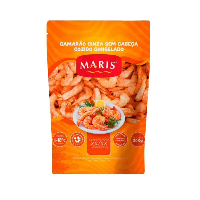 Camarão Maris sem cabeça com casca 300G