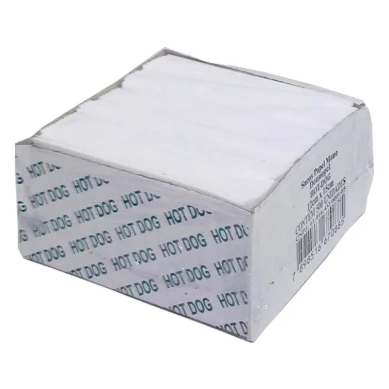Saco Papel Donnoplast com 500 Unidades Hot Dog
