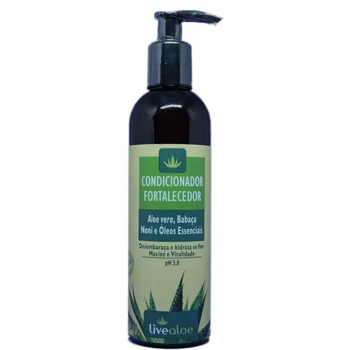 Condicionador Fortalecedor Bio Cerrado - LIVE ALOE - Higiene E Beleza