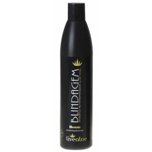 Shampoo Nutrireparador 500ml Livealoe - LIVE ALOE - Higiene E Beleza