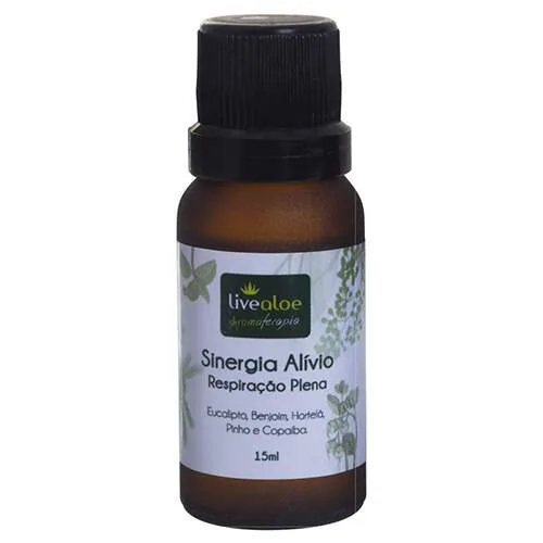 Sinergia Alívio 15 Ml Livealoe - LIVE ALOE