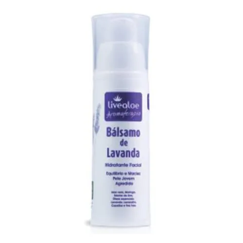 Balsamo Lavanda Hidr Facial 30ml Live Aloe Live Aloe - LIVE ALOE - Higiene E Beleza