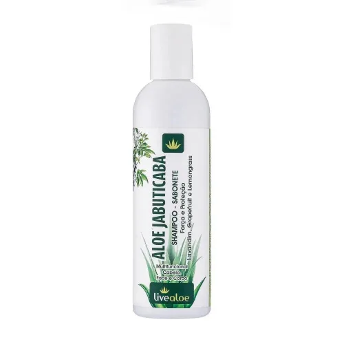 Aloe Jabuticaba Shampoo/sabonete 240ml Livealoe - LIVE ALOE - Higiene E Beleza
