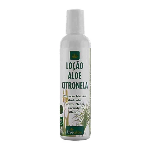 Loção De Citronela 150ml Alimentos - LIVE ALOE - Higiene E Beleza