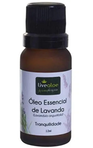 ÓLEO ESSENCIAL LAVANDA LIVEALOE 12ML - ESSENCIAL