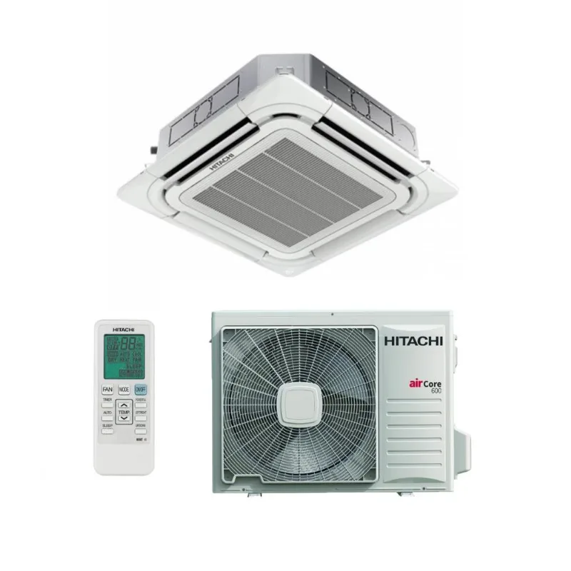 Ar Condicionado 56000 Btus Split Cassete Inverter Hitachi Quente E Frio Air Core 600 220v Monofásico