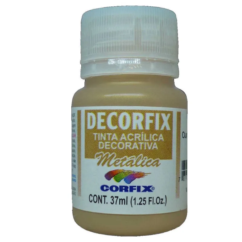 Tinta Decorfix Metalica 400 Estanho 37ml