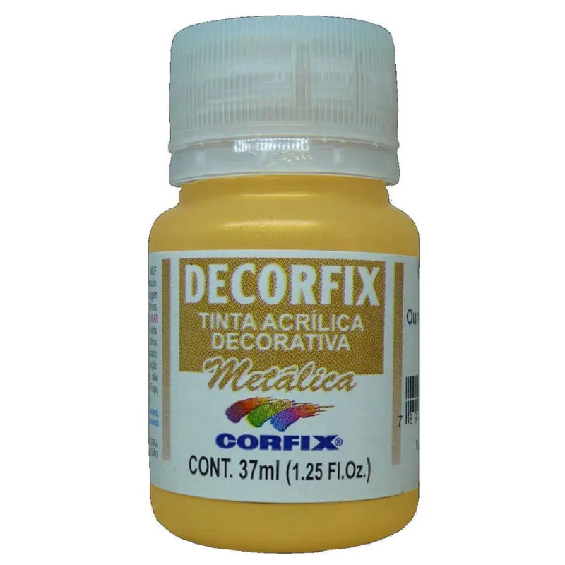 Tinta Decorfix Metalica 402 Ouro Velho 37ml